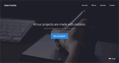 Desktop Screenshot of maketheweb.pl